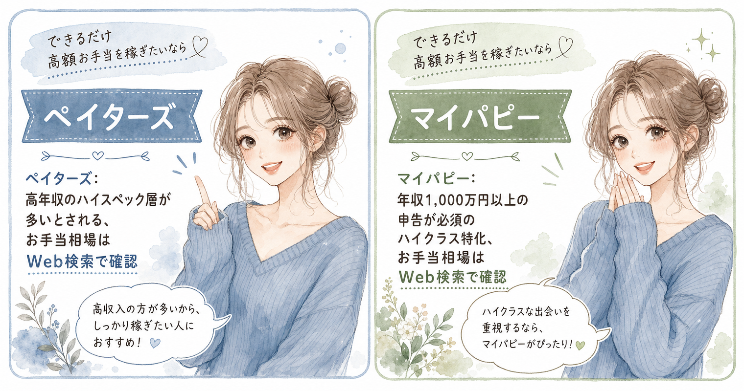 できるだけ高額お手当を稼ぎたいなら