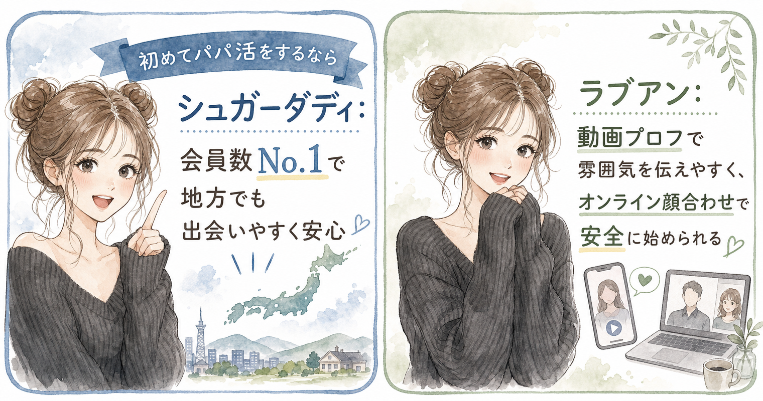 初めてパパ活をするなら